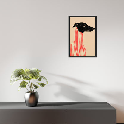 Stripe Hound – Surreal Greyhound