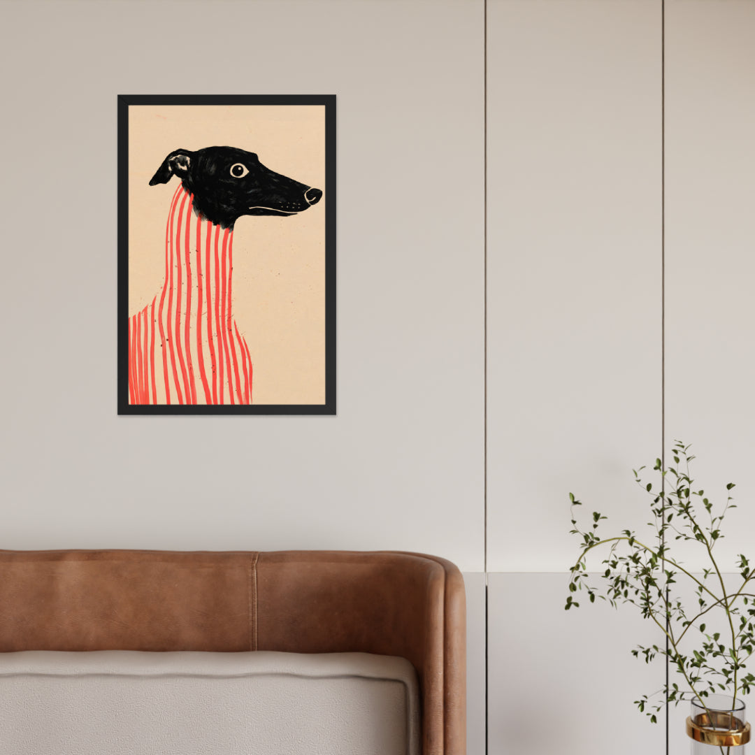 Stripe Hound – Surreal Greyhound