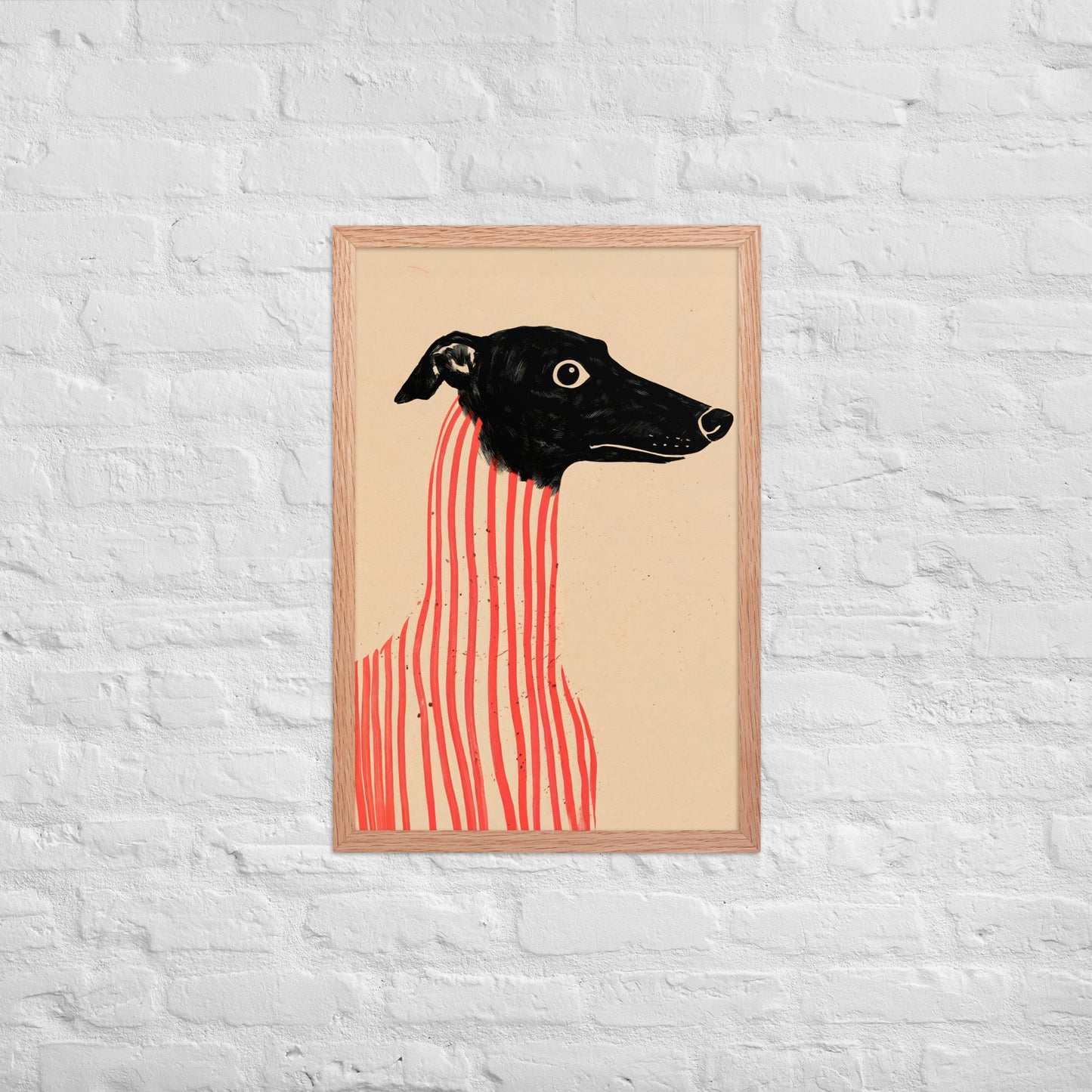 Stripe Hound – Surreal Greyhound