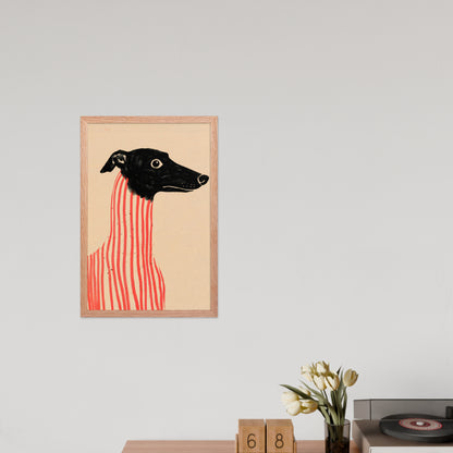 Stripe Hound – Surreal Greyhound