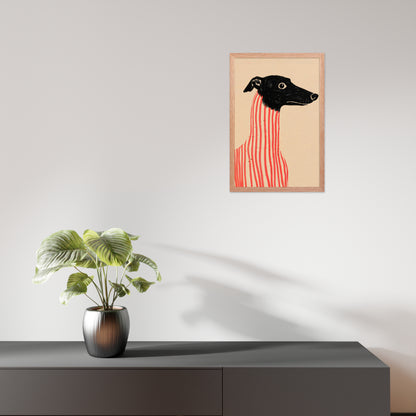 Stripe Hound – Surreal Greyhound