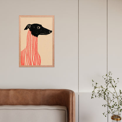 Stripe Hound – Surreal Greyhound