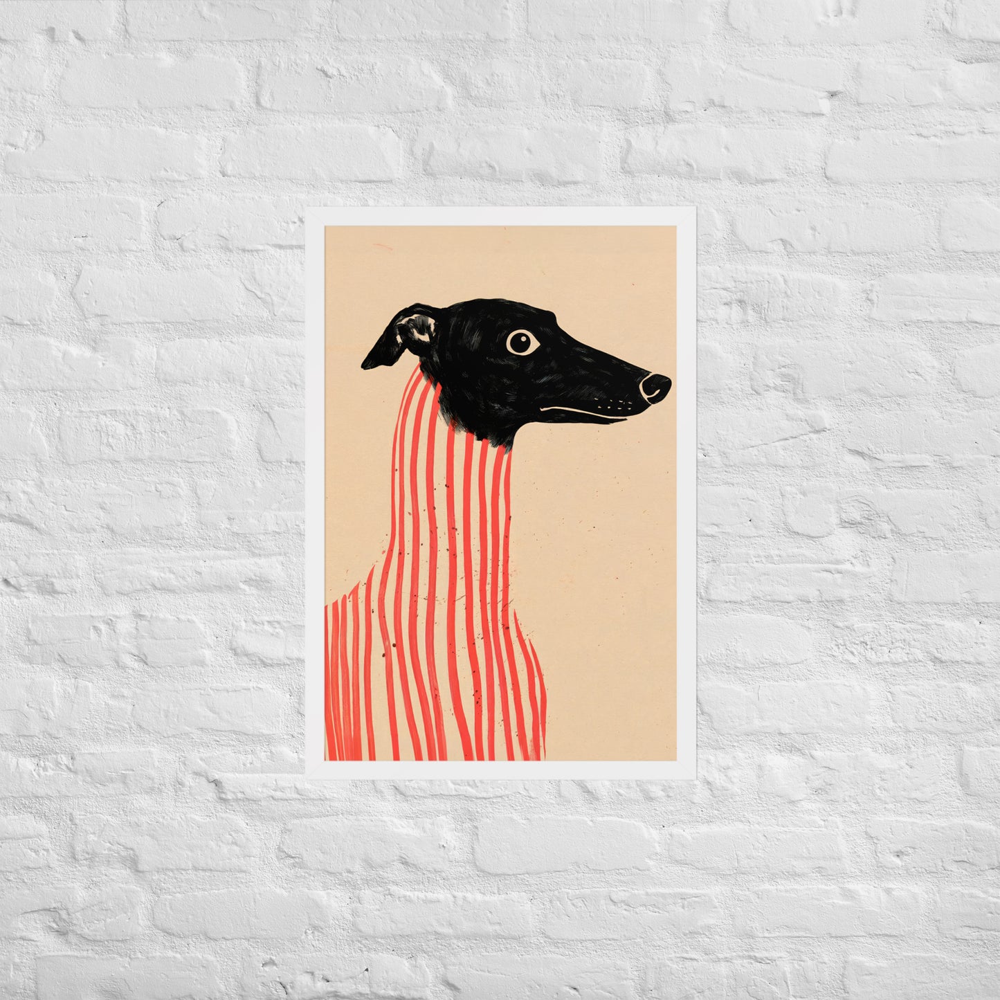 Stripe Hound – Surreal Greyhound