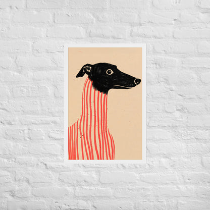 Stripe Hound – Surreal Greyhound