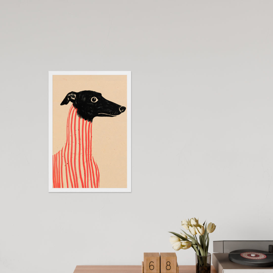 Stripe Hound – Surreal Greyhound