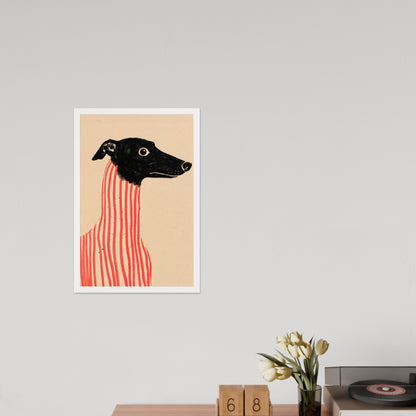 Stripe Hound – Surreal Greyhound