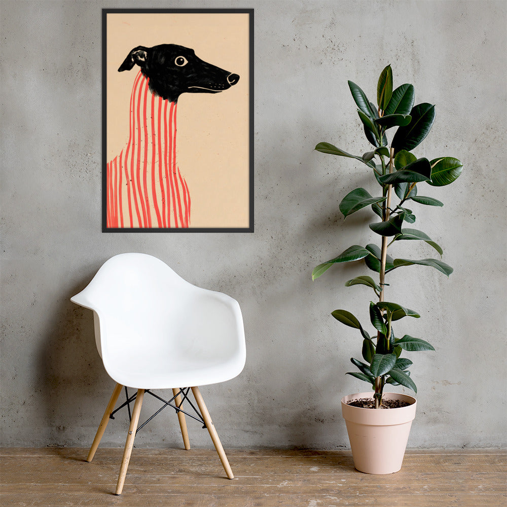 Stripe Hound – Surreal Greyhound