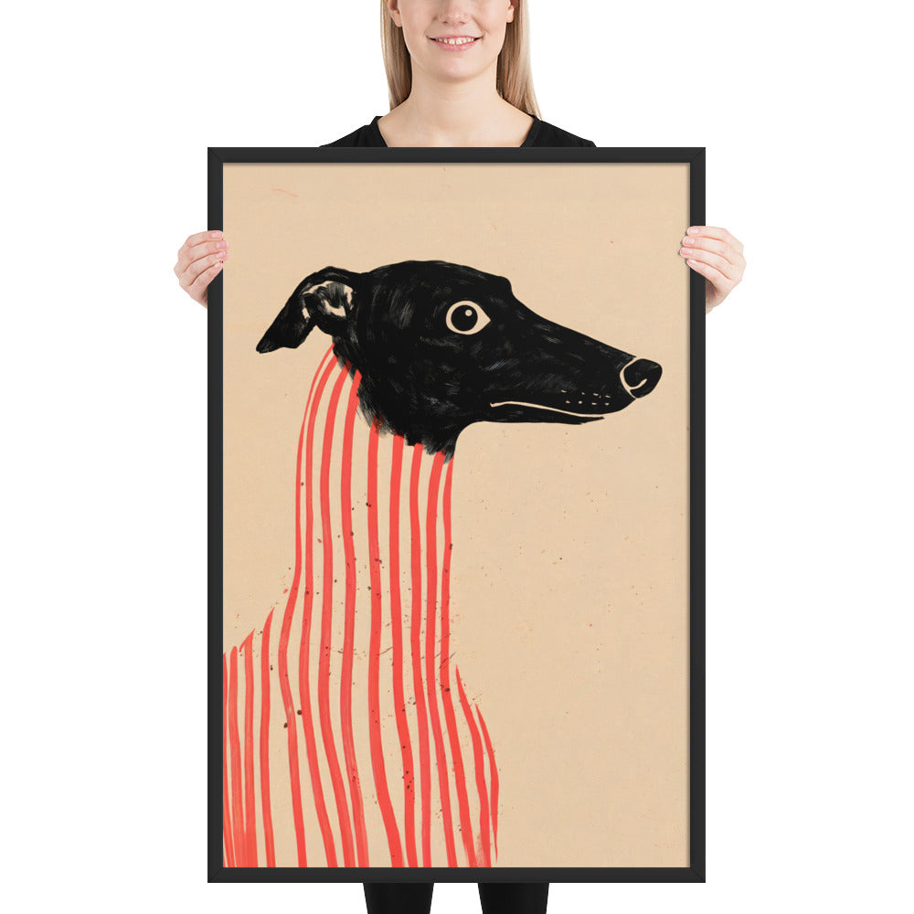Stripe Hound – Surreal Greyhound