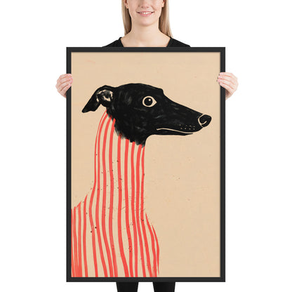 Stripe Hound – Surreal Greyhound