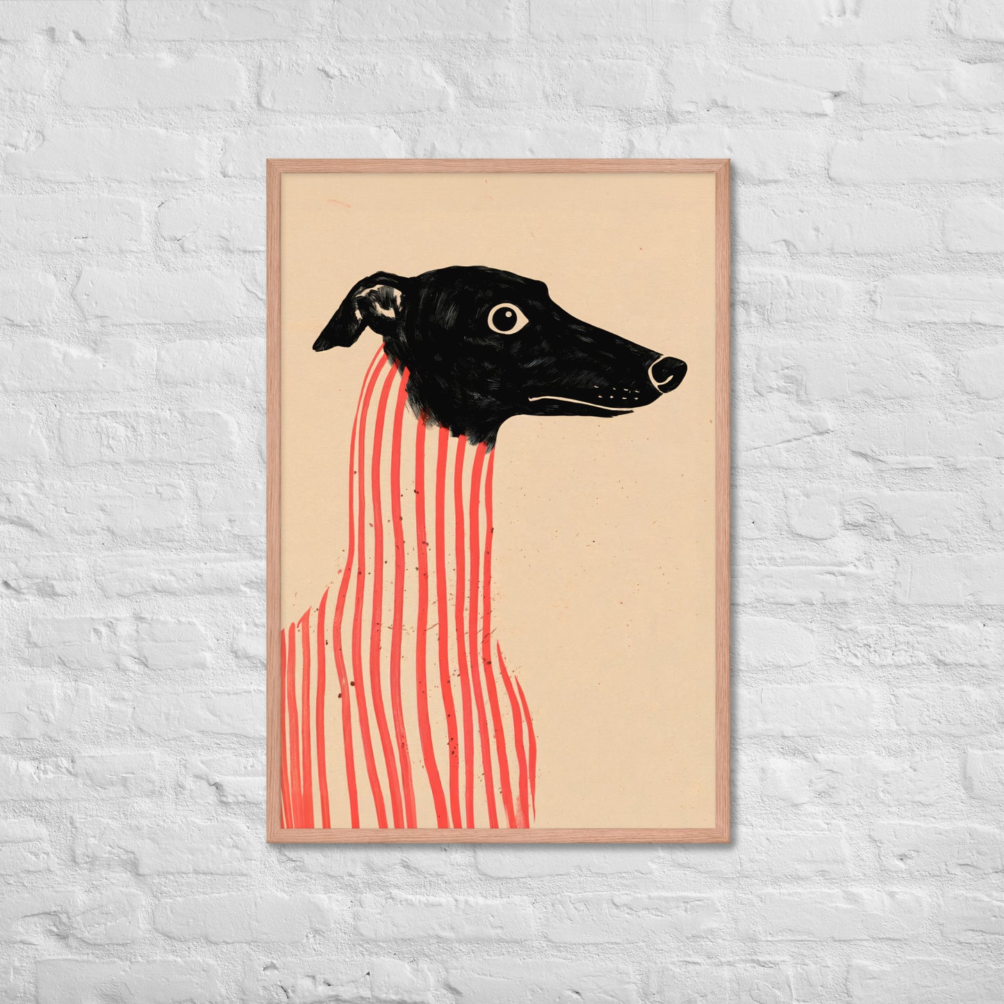 Stripe Hound – Surreal Greyhound