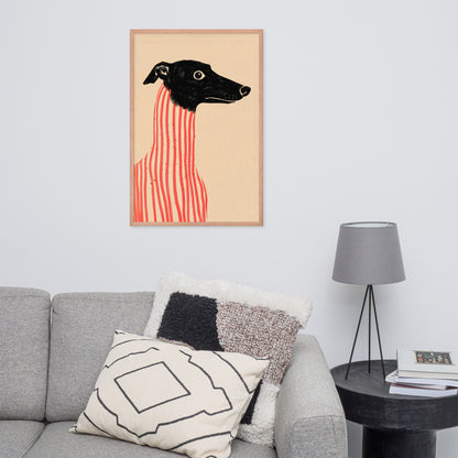 Stripe Hound – Surreal Greyhound