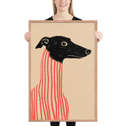 Stripe Hound – Surreal Greyhound