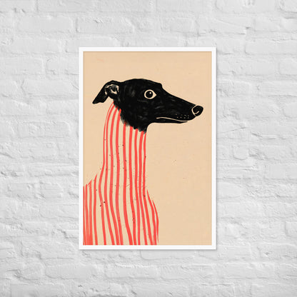 Stripe Hound – Surreal Greyhound