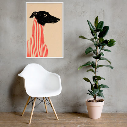 Stripe Hound – Surreal Greyhound