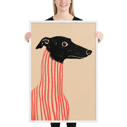 Stripe Hound – Surreal Greyhound