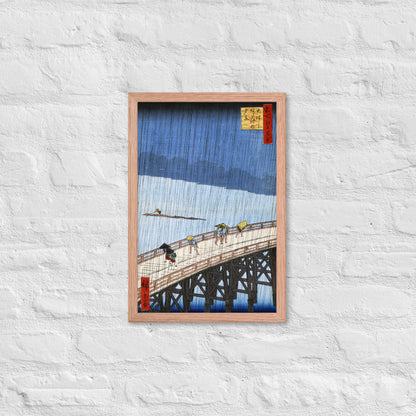 Sudden Shower over Shin-Ōhashi Bridge and Atake by Utagawa Hiroshige