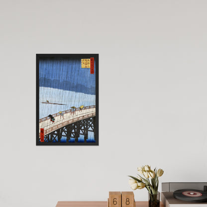 Sudden Shower over Shin-Ōhashi Bridge and Atake by Utagawa Hiroshige