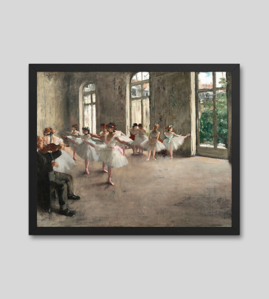 The Rehearsal by Edgar Degas