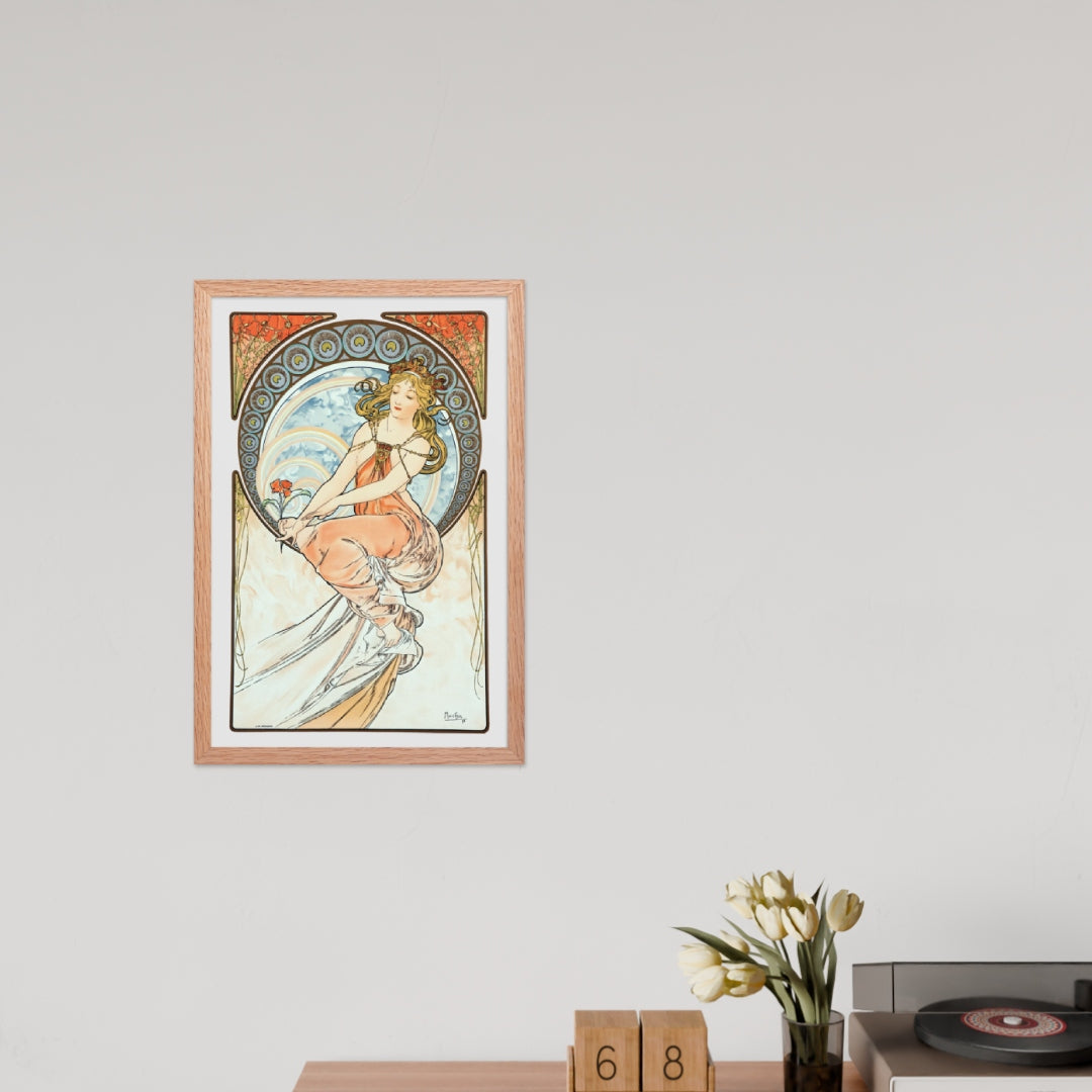 The Arts, Painting by Alphonse Maria Mucha