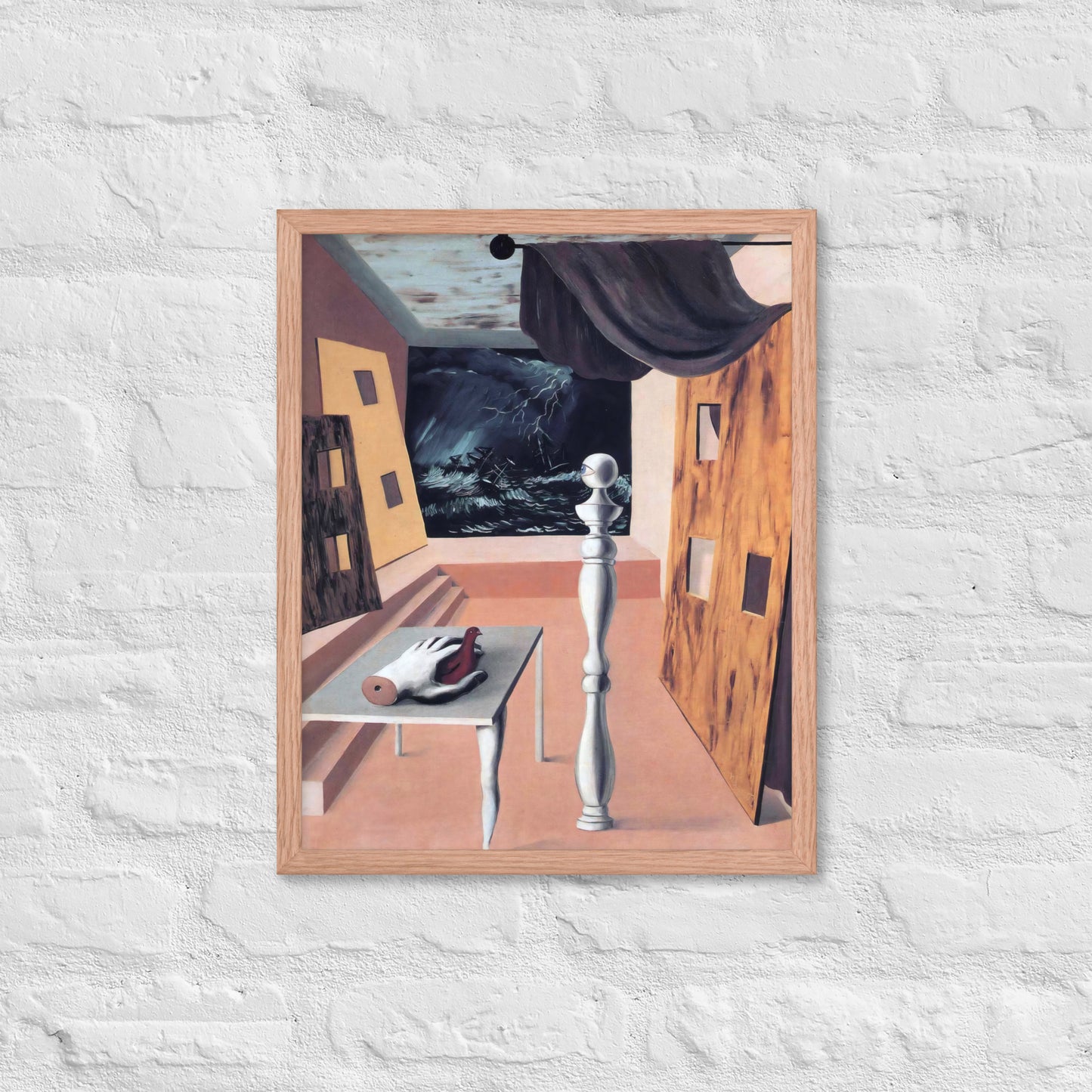 The Difficult Crossing by Rene Magritte