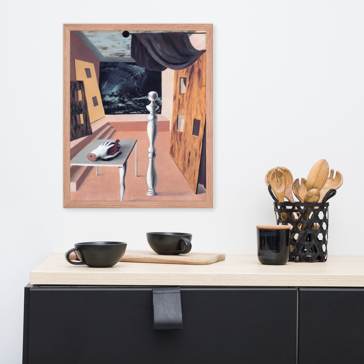 The Difficult Crossing by Rene Magritte