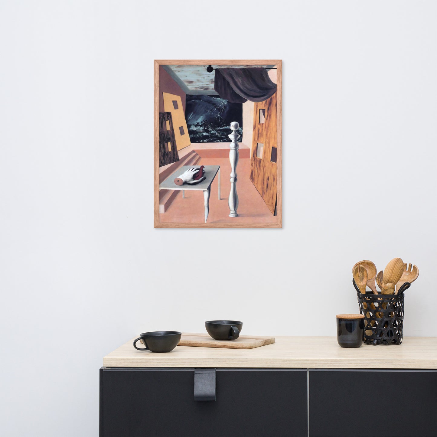 The Difficult Crossing by Rene Magritte