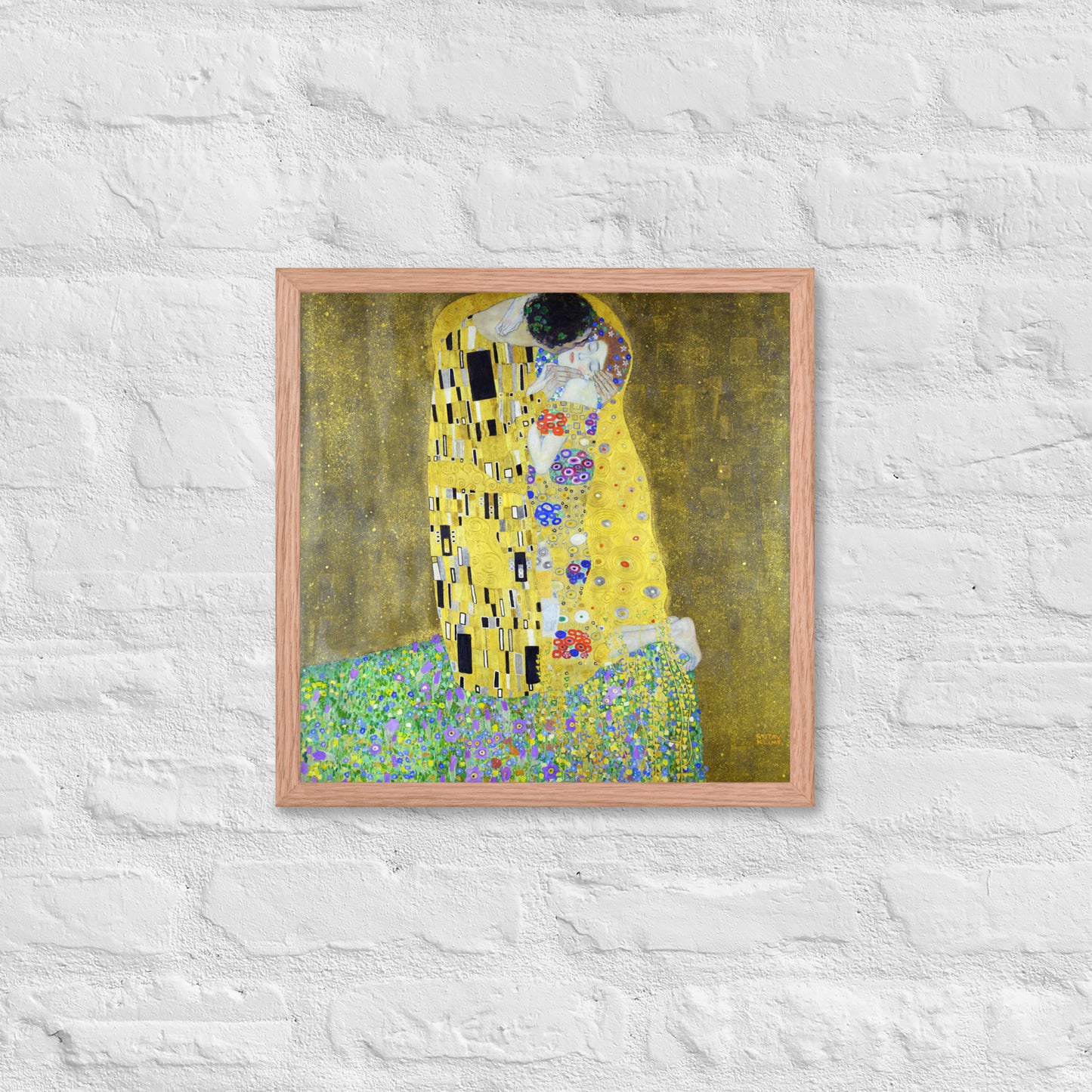 The Kiss by Gustav Klimt