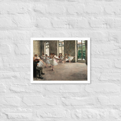 The Rehearsal by Edgar Degas