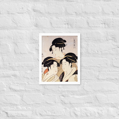 Three Beauties of the Present Day by Kitagawa Utamaro
