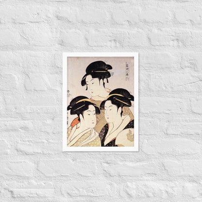 Three Beauties of the Present Day by Kitagawa Utamaro