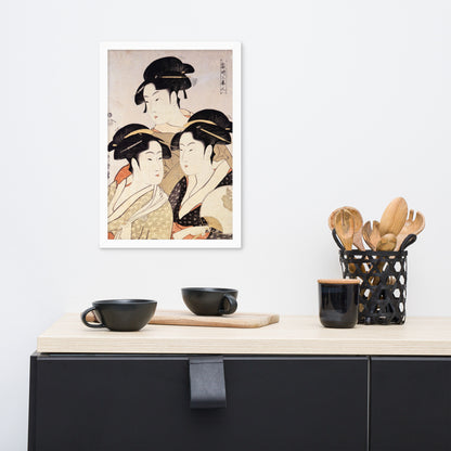 Three Beauties of the Present Day by Kitagawa Utamaro