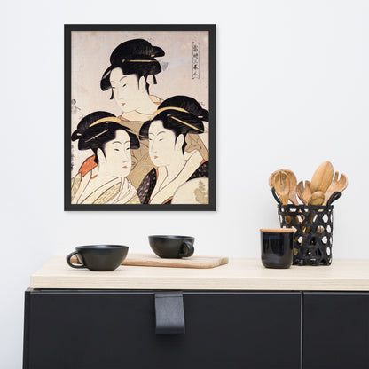 Three Beauties of the Present Day by Kitagawa Utamaro