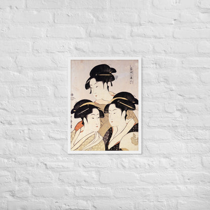 Three Beauties of the Present Day by Kitagawa Utamaro