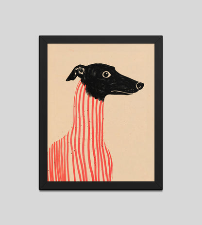 Stripe Hound – Surreal Greyhound