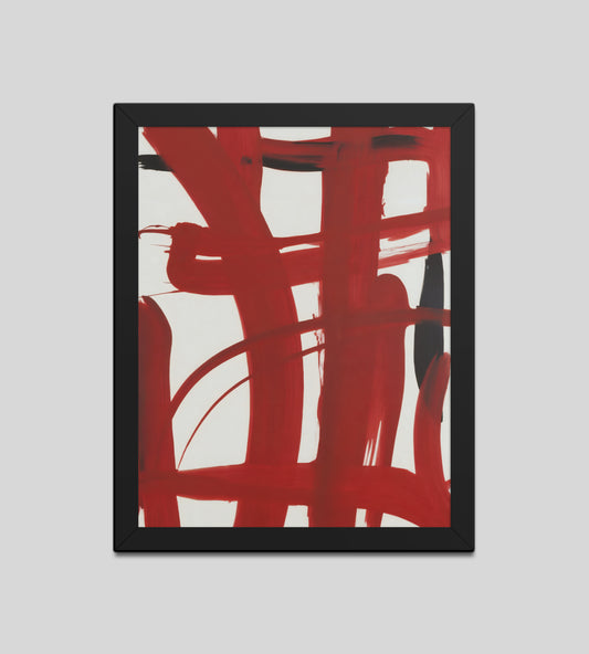 Flow – Abstract Brushstroke Expression