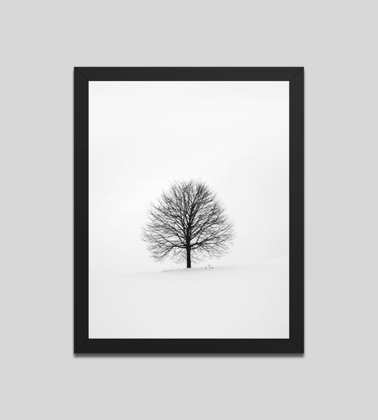 Lonesome Tree - Minimal Wall Art