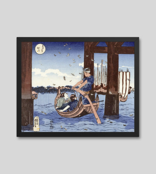 Tsukuda Island by Utagawa Kuniyoshi