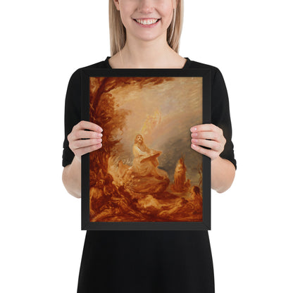 Vainamoinen playing the kantele by Robert Wilhem Ekman