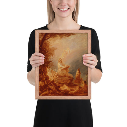 Vainamoinen playing the kantele by Robert Wilhem Ekman