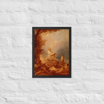 Vainamoinen playing the kantele by Robert Wilhem Ekman