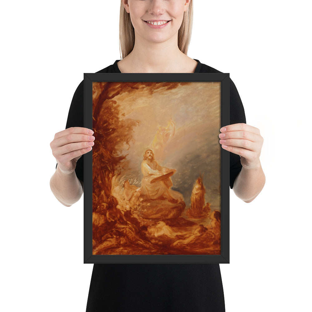 Vainamoinen playing the kantele by Robert Wilhem Ekman