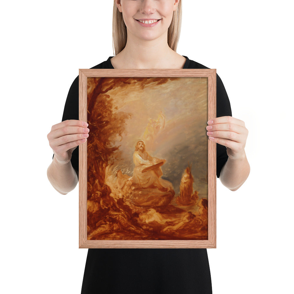 Vainamoinen playing the kantele by Robert Wilhem Ekman