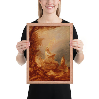 Vainamoinen playing the kantele by Robert Wilhem Ekman