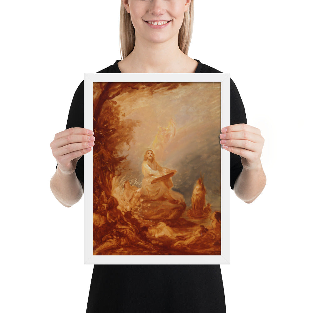 Vainamoinen playing the kantele by Robert Wilhem Ekman