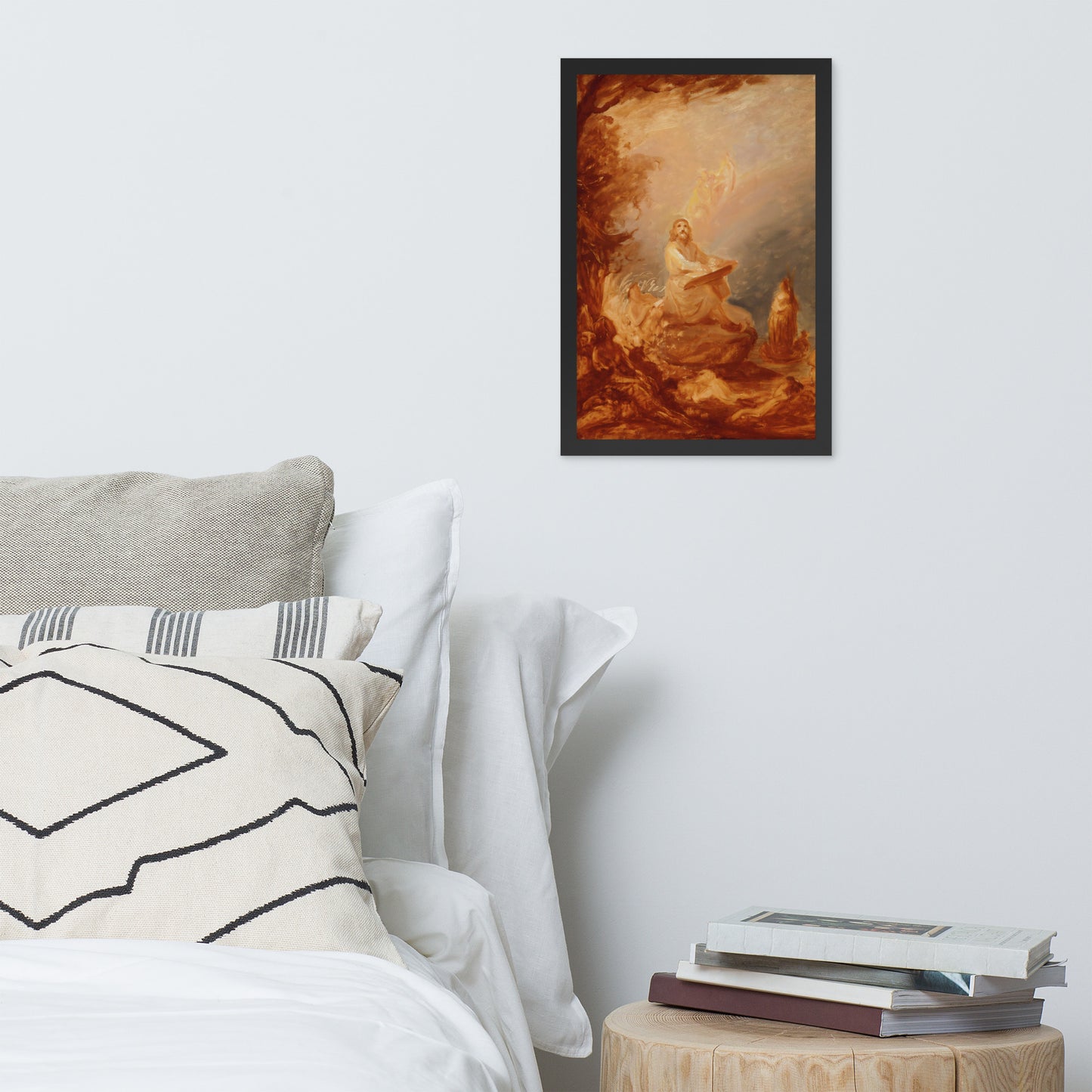 Vainamoinen playing the kantele by Robert Wilhem Ekman