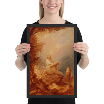 Vainamoinen playing the kantele by Robert Wilhem Ekman