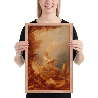 Vainamoinen playing the kantele by Robert Wilhem Ekman