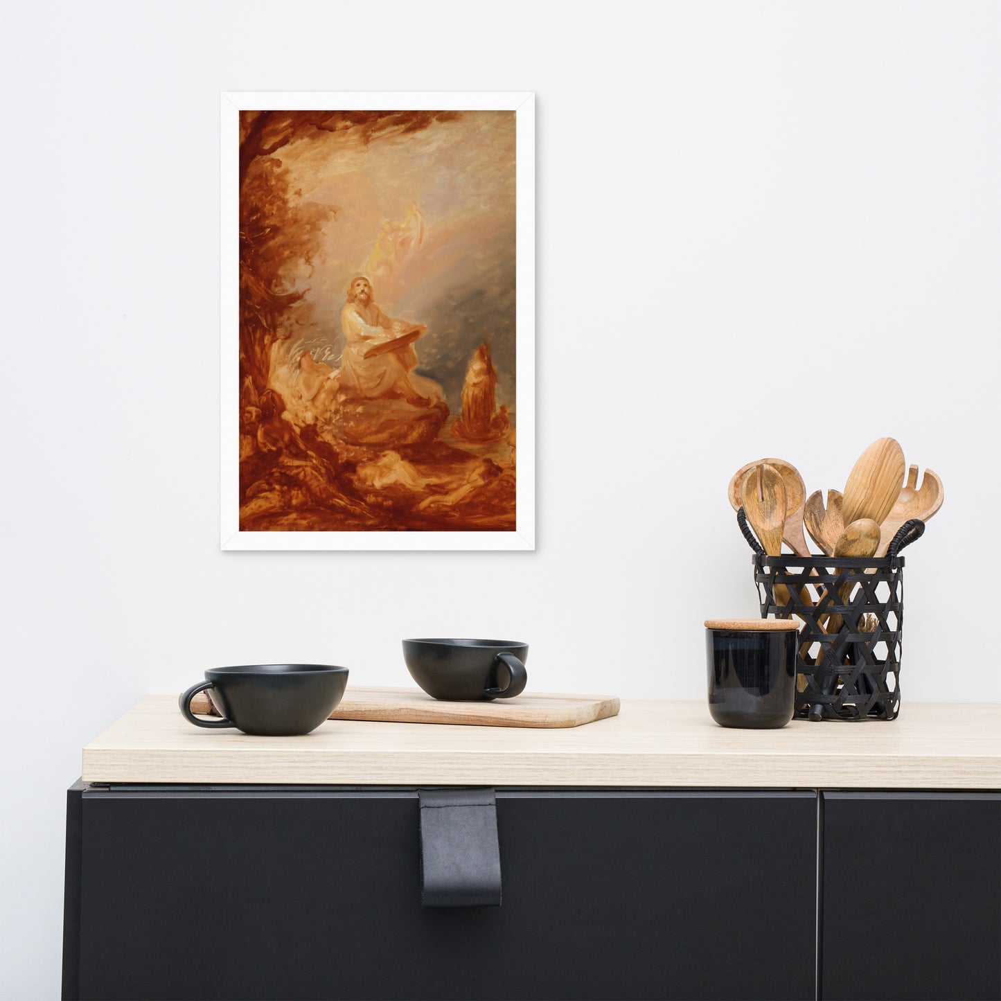 Vainamoinen playing the kantele by Robert Wilhem Ekman