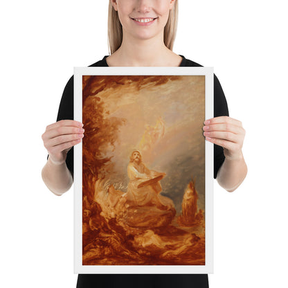 Vainamoinen playing the kantele by Robert Wilhem Ekman