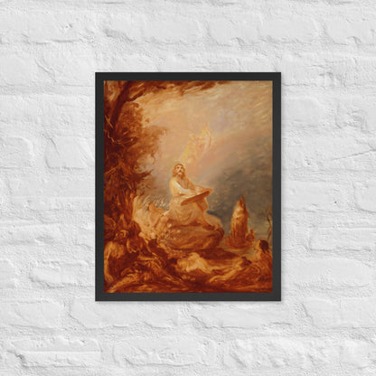 Vainamoinen playing the kantele by Robert Wilhem Ekman